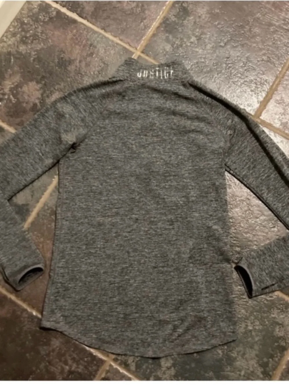 Justice Brand Grey Jogger Set Girls Size 10/12